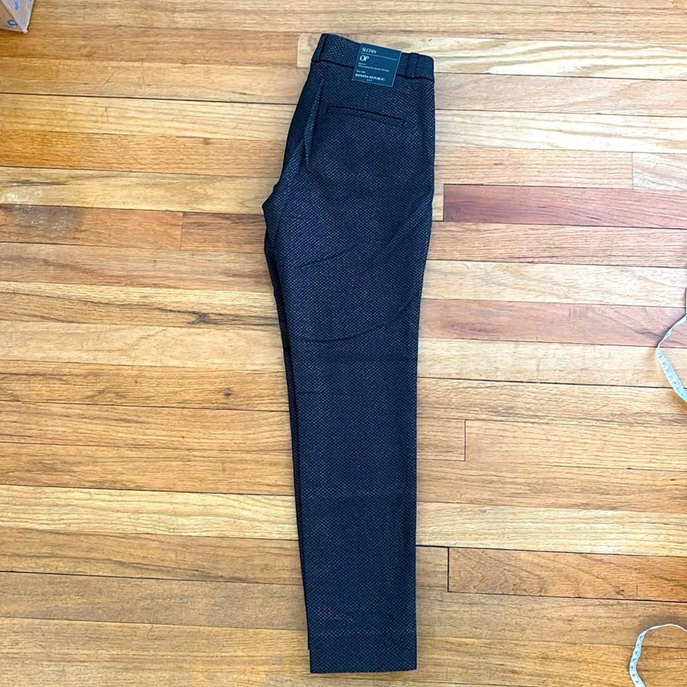 Banana Republic Petite Sloan Shine Slim Ankle Pant
